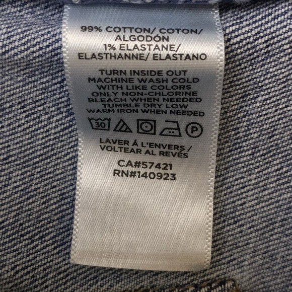 Loft Outlet Jeans Women's 12 Cropped Distressed Stretch 25" Inseam Medium Wash - Picture 5 of 7